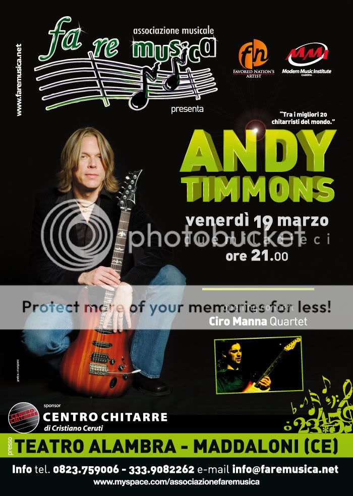Andy Timmons live teatro Alambra
