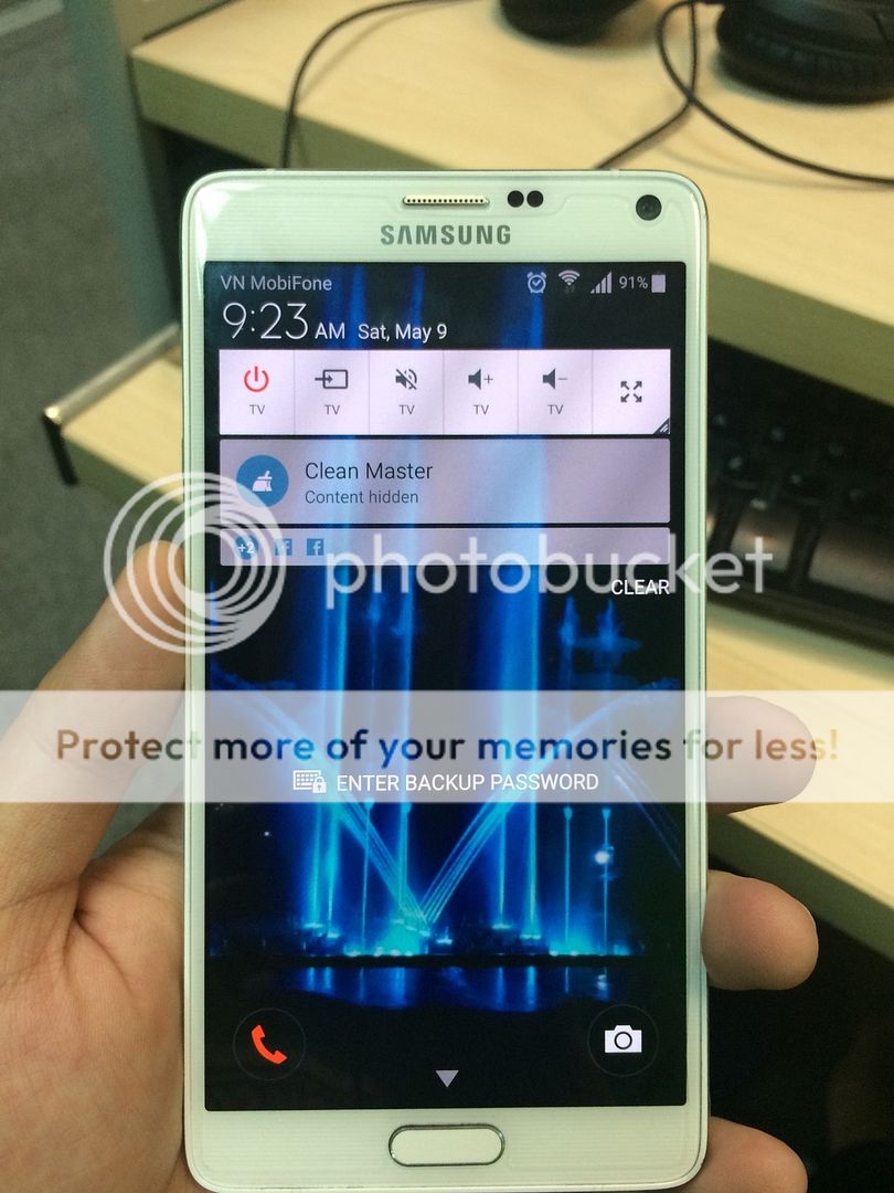 Bán nhanh 1 cái Note 4 màu trắng leng keng còn bảo hành