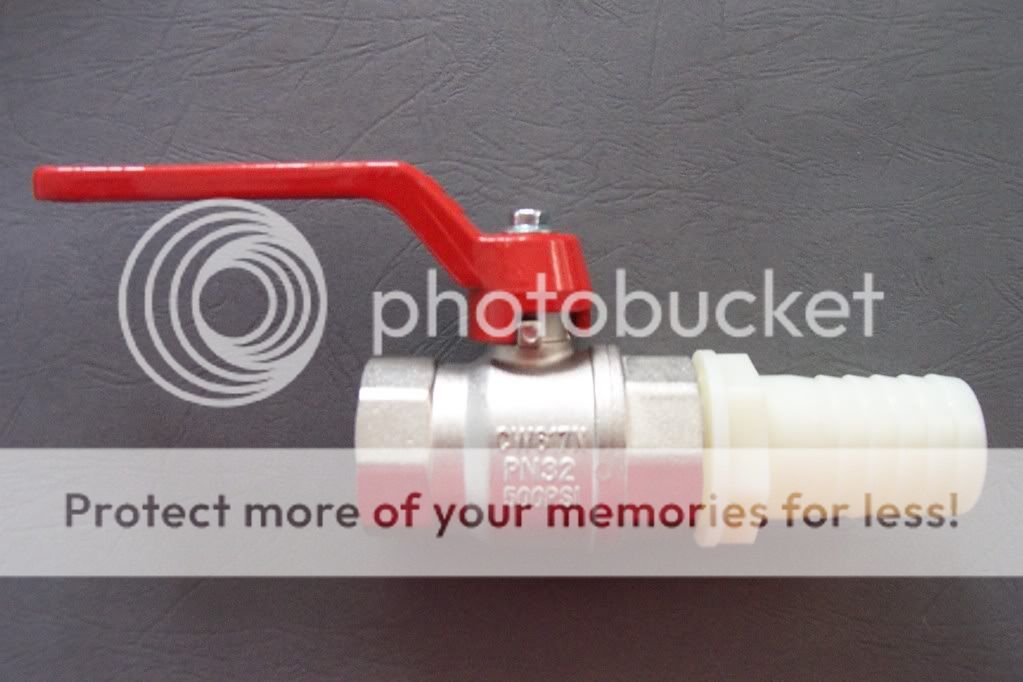 FRESH/WASTE WATER TANK ON/OFF LEVER DRAIN TAP MOTORHOME/CARAVAN/BOAT