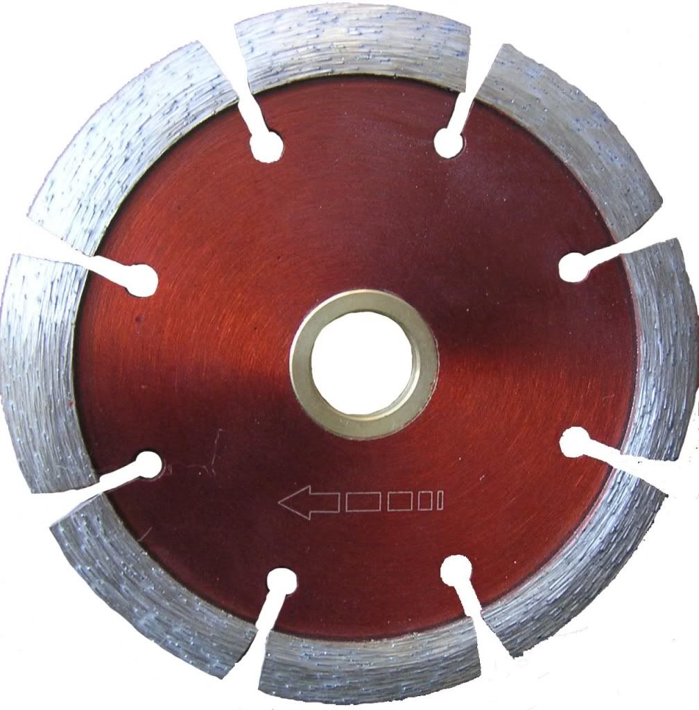 4 1/2" x.250 12mm Diamond Concrete Crack Chaser Blade
