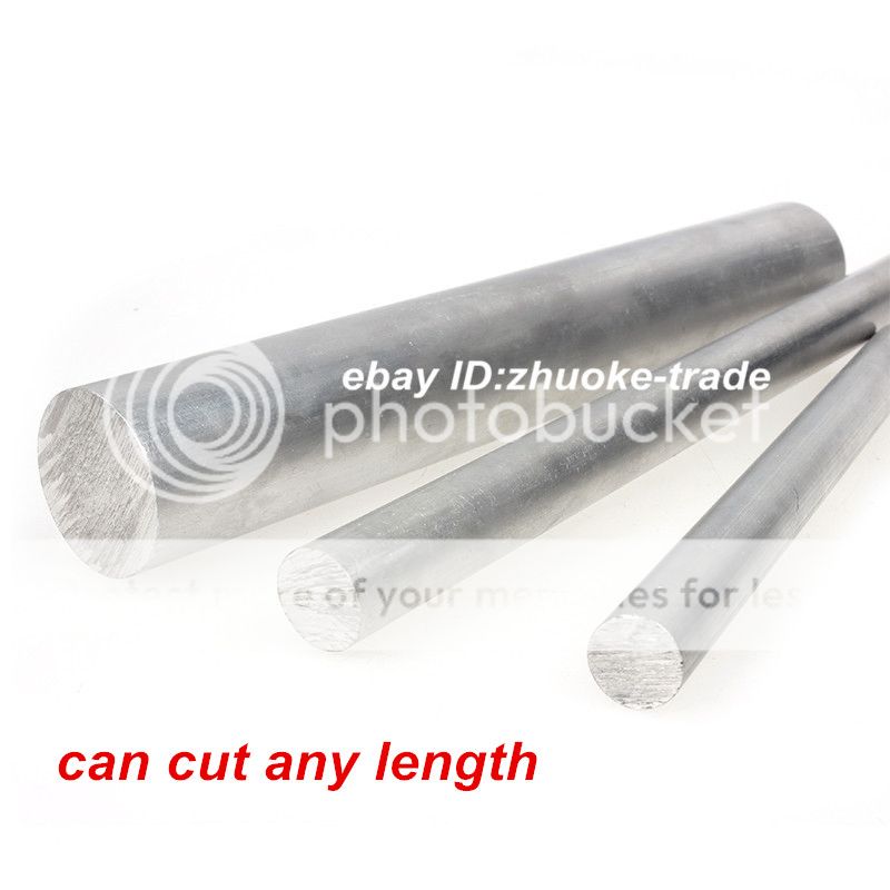 Φ50mm ALUMINUM 6061 Round Rod D50mm Any Length Solid Lathe Bar Cut Stock Metal