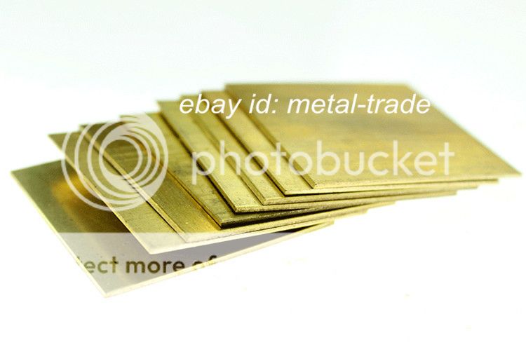 CNC, Metalworking & Manufacturing Metalworking Equipment H62 Brass Flat